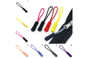 Customized Logo Soft Pvc Rubber Zipper Slider Design Tpu Eco-friendly Material Zipper Pulls