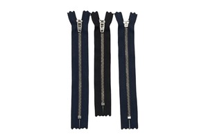 YKK3 No. 4 Brass Metal Jeans Zipper with Self-Locking Spring Head Slider Wholesale From Factory Source for Garments