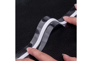 Custom Pvc Transparent Tape Waterproof Nylon Zipper Rolls