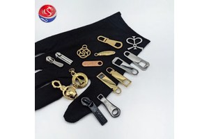 Custom OEM Metal Zipper Pull Custom Logo Slider Brand Logo Bag Zipper Puller Custom Metal Zipper Pull for Bag Garment