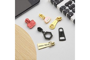 Custom Metal Zipper Puller Slider With Brand Logo For Garments And Bags Personalized Zipper Head Puller