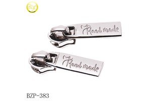 Wholesale Handmade Metal Enamel Zipper Pulls Accessory Locking Slider for Handbags Handmade Zipper Pull Name for Handbag