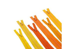 Wholesale Eco-Friendly Plastic Zipper with Long 3# 5# 8# Chains Custom Double Open & Close End Options Factory Direct