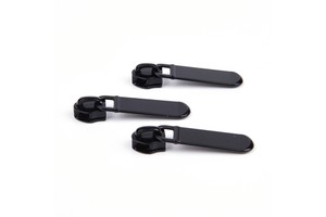 Dawei Brand Custom Size 5# 7# Custom logo Metal Custom Zipper Slider for Bags/luggage/handbag/clothes/backpack/tent