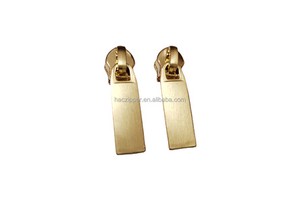 Different Brushed Color Pulls for #5 Nylon Zipper