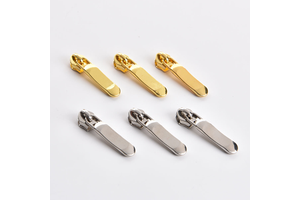 Wholesale Deslizadores Non-Locking Zipper Slider with Decorative Latch Metal Zipper Repair Bag Zipper Fastener