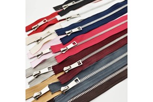 Primo Spot Goods Factory 48 Hours Fast Delivery Stock 3# Eco-Friendly Customized Colors Open-End Brass Metal Zippers Trousers