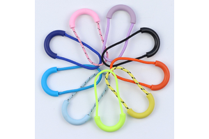 Hot Sale Custom Size U-Shaped Silicone PVC Zipper Pulls for Bags and Decorations with Brand Color Options