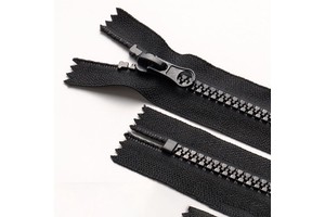 High Quality Size 5# Resin Zipper Double Open Tail Down Jacket Clothing Plastic Zipper Double Head Resin Zipper