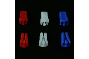 Wholesale Manufacturer PE Custom Multi-Color Sustainable Eco-Friendly PVC Plastic Zipper Slider Header for Bags