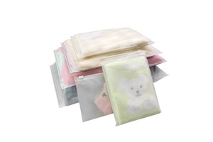 Custom Printed Zip Lock T Shirt Hoodies Packaging Slider Matte Frosted Zipper Seal Ziplock Plastic Bags with logo for Clothing