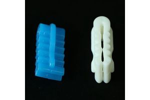 PE PVC Custom Shapes Factory Wholesale Colorful Zip Lock Plastic Zipper Slider Header for Garment Packing Bags