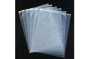 Wholesale Frosted Poly Bag with Ziplock PE Packaging Slide clear Custom Zipper