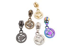 Fashion #5 Nylon Zipper Puller rainbow Garment Zip Pullers Custom Metal Zipper Pulls