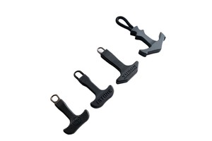 Custom T-shaped Heavy-Duty TPU Pull Head Metal Zipper Puller for Insulated Ice Bags Waterproof Bags with Zipper Pull