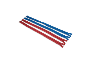 5# Colorful Nylon Zipper with Auto-Lock Slider | One-Way Close End for Bags, Clothing & Luggage | Custom Colors Available