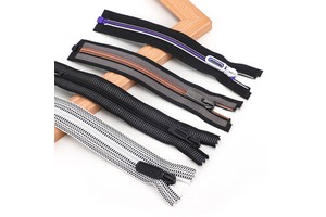New Design 3#5#8# Recycled Double Sliders Long Chain Tape Pants Zipper Nylon Zipper for Punch
