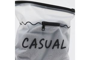 2025 Hot Matte Biodegradable Packaging Custom Cloth Clear Slider Zip Lock Bags Matte Plastic Shipping Frosted Zipper Bags