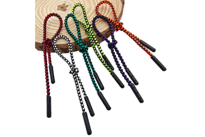 Elastic Zipper Pull Cord Dual Ended Brass Tips Shock Cord Puller for Outdoor Jackets Sports Wear Backpacks Luggage Accessories