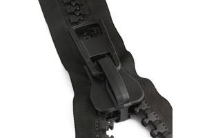 Customize Heavy Duty #20 #15 Resin Zipper For Outdoor Tents Black 30# Plastic Zipper