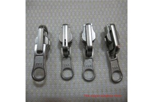 Genuine for YKK No. 5 Double-Sided Jacket Liner Special Puller Rotating Metal Zipper Slider for Clothing