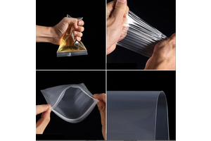 Convenient and Secure Moisture-Proof PE Plastic Zipper Bags for Food Storage Made in Vietnam with Slider Top Handle