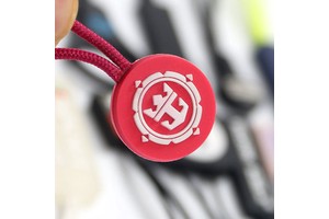 Clothes Accessory OEM Pvc Pull Zipper Plastic Rope Slider Puller