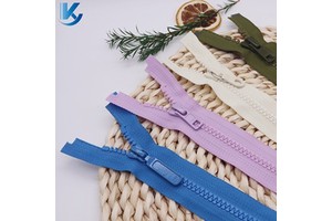 No 5 8 Jacket Resin Zipper High Quality KY- Original Close-End Two-Way for Zipper OEKO-TEX100 Certified Auto Lock Slider
