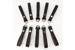 Custom Leather Zipper Slider with Zip Tag and Puller Rubber Logo Nickel-Free Non-Lock Zip Slides