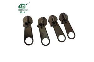Factory Customized Logo High quality Metal Zipper Puller and Slider for Metal Zipper