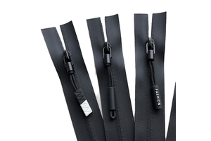 Outdoor Waterproof Zipper with Reflective Nylon Open-End Plastic Material for Jackets Coats Backpacks Shoes and Garments