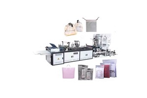 Full Automatic HDPE LDPE Zipper Side Sealing Cutting Slider Zip Lock Bag Making Machine Zipper Plastic Bag Making Machine