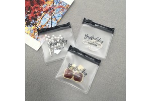 Custom Logo Earring Necklace Ring Packaging Pouch Bag Clear Jewelry Ziplock Zip Lock Zipper Plastic Pvc Wbusinessspvc Recyclable