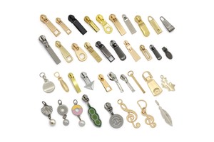 Custom Logo Handbag with Metal Zipper Slider DIY Bag Accessories