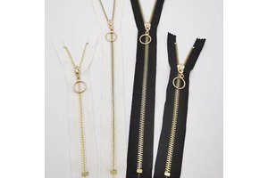 5#Metal Zippers With Pearl Zipper Slider Multi-color Metal Zipper Sewing Zip Tools Garment Accessories for Sewing