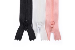 Custom Closed End Zipper for Pocket 3#5# Nylon Zipper Coil Plastic Zipper Bag Accessories Factory