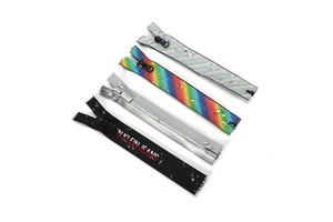 Custom Logo Zipper Open End Nylon Auto Lock TPU Rubber Waterproof Zipper for Shoes Garments