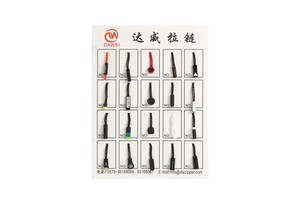 Personalized Embossed Logo Zipper Puller Simple Fashionable Plastic for Backpack and Bag Rope Zipper Slider with Cord