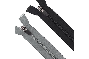 For High Quality 5# Open-End Nylon Coil Zippers Eco-Friendly Semi-Auto Lock Slider for DIY Sewing Craft