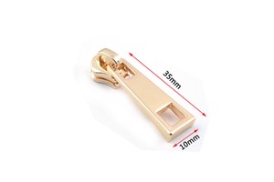 Hot Selling New Product Vintage Zipper Pull Luxury Metal Slider For Bags/Clothes Zinc Belt Professional Luggage Classic Carton