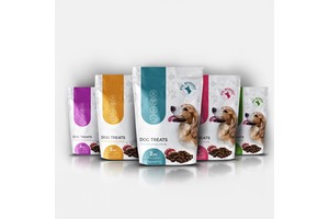 Colorful Moisture-Proof Zipper Lock Aluminum Heat Sealed Resealable Flat Bottom Packaging Bag for Cat Dog Pet Food Snack Treat