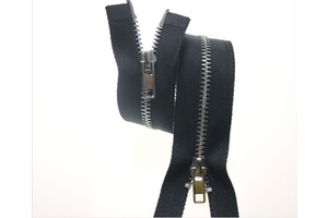 Customized #5 Metal Brass Y-Teeth Zipper Two-Way Open with Common Tape for Clothes DIY Accessories Hand-sewing Supplies