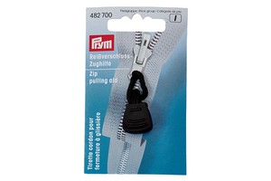 Prym 482700 Zip Pulling Aid Lace Extension Cord for Zipper, 60mm, Black