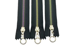 Hengda Factory Custom 3# 5# 8# Colorful Tooth Metal Zipper High Quality Eco-Friendly Auto Lock Slider Tote Handbag Women Cross