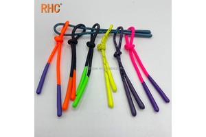Customizable Colors Durable Silicone Cord Zipper Pulls Fashion Decorative Outdoor Apparel Accessories Custom Zipper Sliders