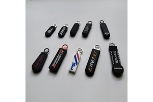 Custom Zipper Puller High Quality New Design Silicon Rubber Slider Waterproof for Jackets Luggage Backpacks