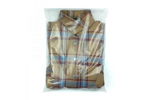 Wholesale Eco-Friendly Clothing Packing Clear PE Slider Zipper Poly Bag