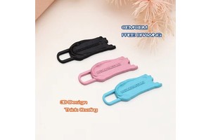 High Quality Metal Zipper Puller Slider Environment Friendly & Free Sample Custom Logo Engraved for Clothes Bags