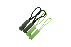 Spot Factory Wholesale Zip Head PVC Injection Moulding Caterpillar Zip Non-slip Schoolbag Clothing Small Pendant Pull Tail Rope
