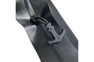 Eco-Friendly TPU Zipper Pull Large T Shape Heavy Duty Non-Lock Custom Size and Color Topaz for Clothing Bags